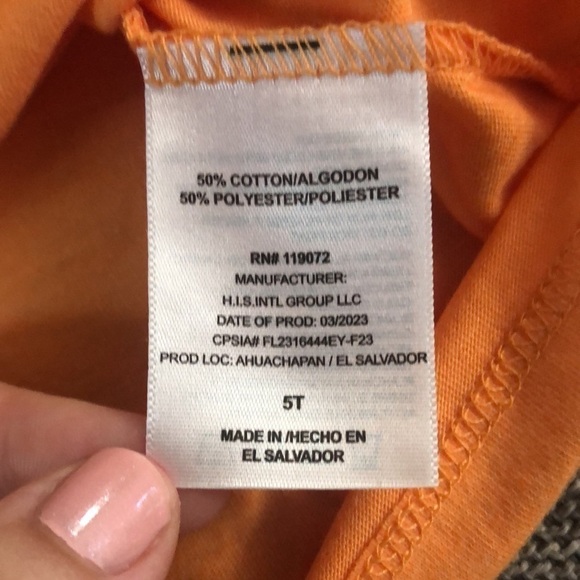 MOOSE Toddler Boys Bluey Halloween Bingo Short Sleeve T-Shirt Orange 5T - Picture 9 of 11